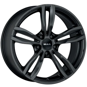 Mak Wheels – LUFT – Black – 18″x7.5″ 45mm – All weather Wheels – F7580LFMB45I4BX